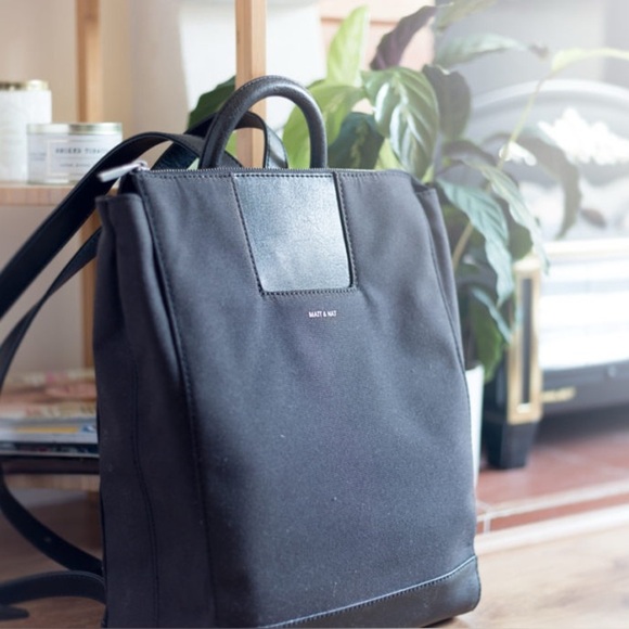 Matt & Nat Katherine Backpack Tote – Navy - Picture 1 of 6